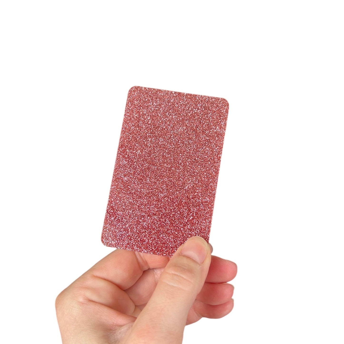 Rosey Cheeks Glitter Acrylic - Acryluxe Supply Co