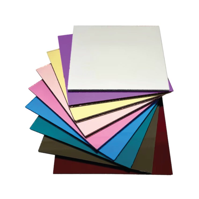Sample Pack Mirror Acrylic 3mm - Acryluxe Supply Co
